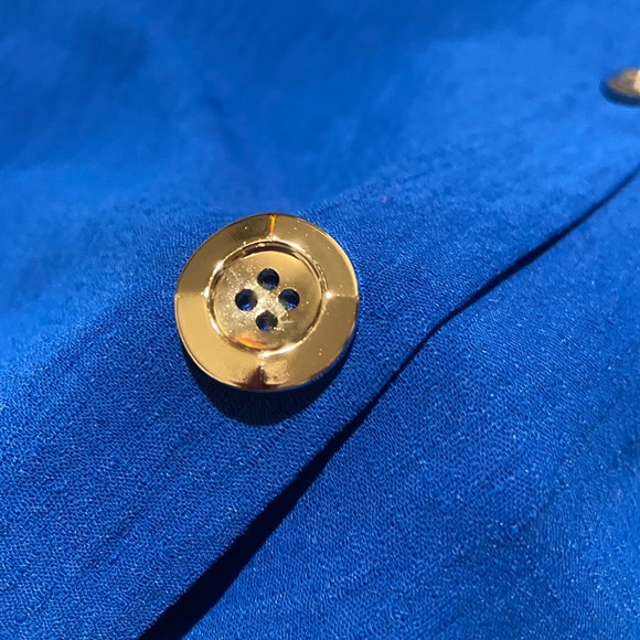 Gorgeous Royal Blue Blouse - Picture 3 of 8